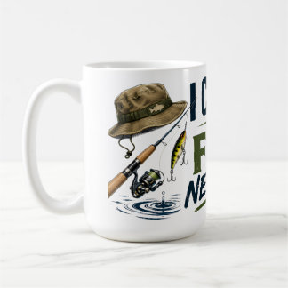 Ich kann nicht. Die Fische brauchen mich Angel-Vat Kaffeetasse