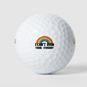 Ich kann nicht einmal geradeaus denken Lustiger sc Golfball