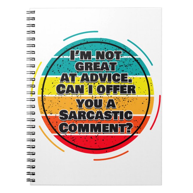 Ich kann nicht gut beraten. Kann ich Ihnen ein Kom Notizblock (Vorderseite)