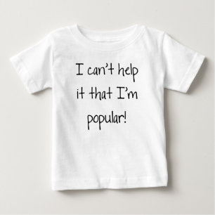 Ich kann nicht helfen, dass ich lustig bin baby t-shirt