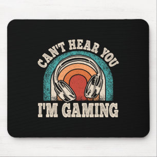 Ich kann nicht hören, dass ich ein lustiges Video- Mousepad
