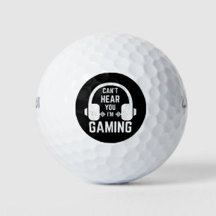 Ich kann nicht hören, dass ich Videospieler bin Golfball