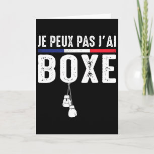 Ich kann nicht, ich habe Boxen Boxer Combyt Boxrin Karte