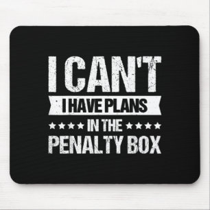 Ich kann nicht, ich habe Pläne in der Strafbank Mousepad