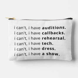 Ich kann nicht, ich habe.. zubehörtasche