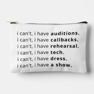 Ich kann nicht, ich habe.. zubehörtasche