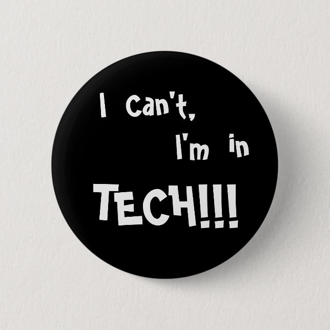 Ich kann nicht knöpfen button (Vorderseite)