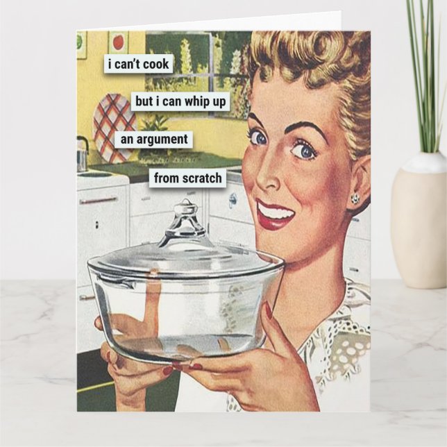 Ich kann nicht kochen karte (Vorderseite)