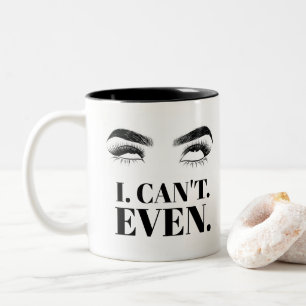Ich kann nicht mal - eine MisterP-Tasse Zweifarbige Tasse