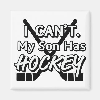 Ich kann nicht. Mein Sohn hat Hockey Magnet
