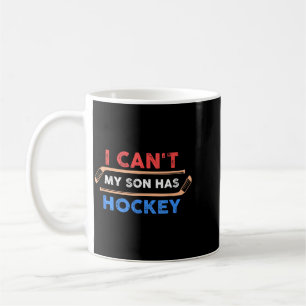 Ich kann nicht, mein Sohn spielt Hockey - Hockey-V Kaffeetasse