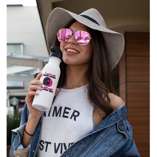 Ich kann nicht mit Leuten rocken Edelstahlflasche (Von Creator hochgeladen)