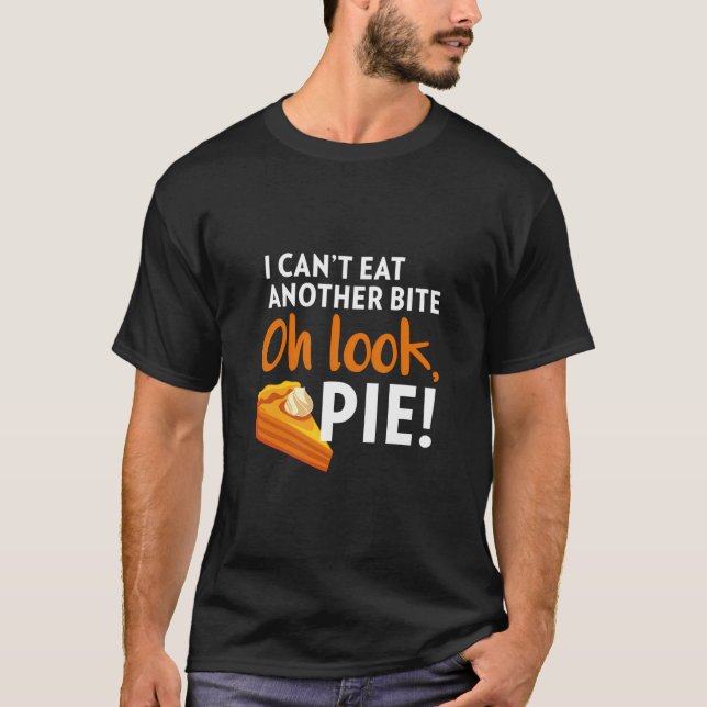 Ich kann nicht noch einen Bissen essen, oder guck  T-Shirt (Vorderseite)