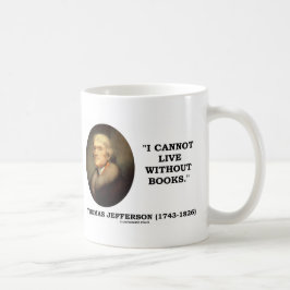 Ich kann nicht ohne Bücher leben Tasse