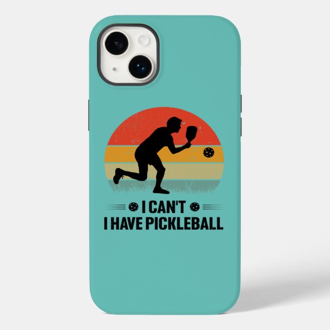 Ich kann nicht pickleball haben, Pickleball Lover Case-Mate iPhone Hülle (Rückseite)