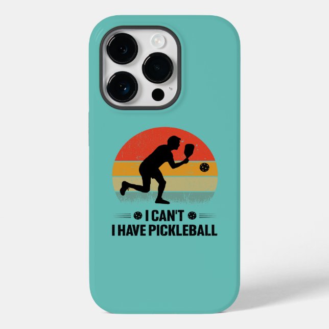 Ich kann nicht pickleball haben, Pickleball Lover Case-Mate iPhone Hülle (Rückseite)