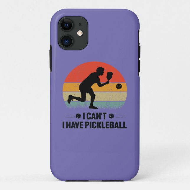 Ich kann nicht pickleball haben, Pickleball Lover Case-Mate iPhone Hülle (Rückseite)
