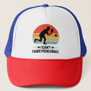 Ich kann nicht pickleball haben, Pickleball Lover Truckerkappe
