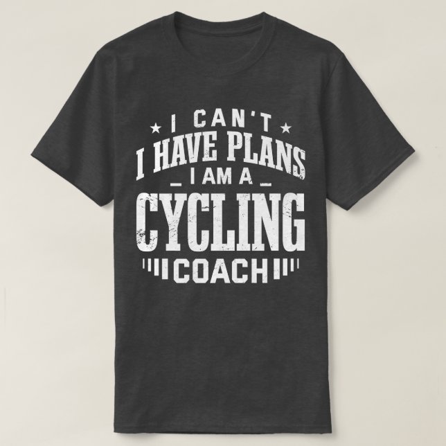 Ich kann nicht planen, Fahrradlehrer zu sein. T-Shirt (Design vorne)