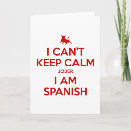 Ich kann nicht Ruhe Behalten haben Dankeskarte