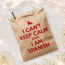 Ich kann nicht Ruhe Behalten haben Geschenktütchen