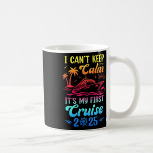 Ich kann nicht ruhig bleiben, es ist meine erste K Kaffeetasse