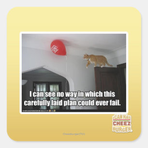 Ich kann nicht sehen, wie das versagt werden könnt quadratischer aufkleber