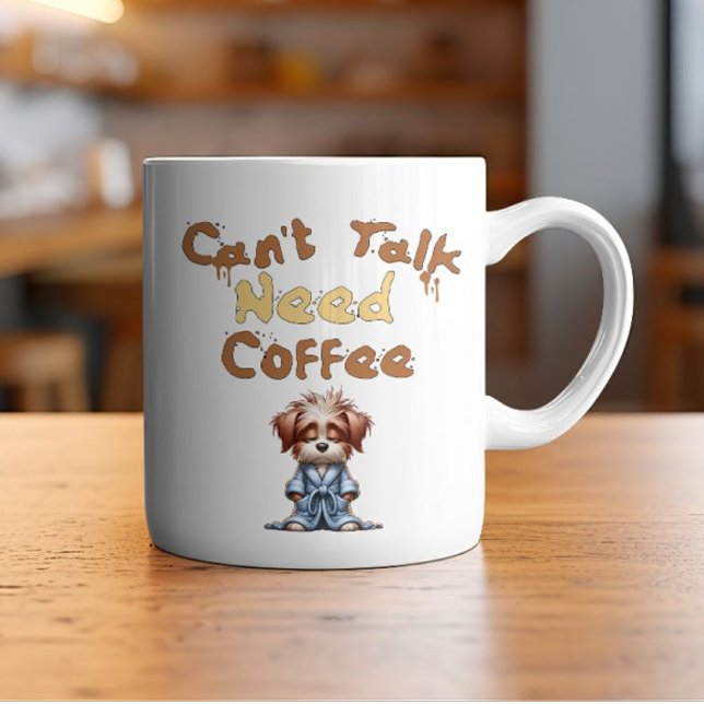 Ich kann nicht über Kaffee reden Kaffeetasse (Von Creator hochgeladen)