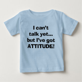 Ich kann noch nicht reden baby t-shirt