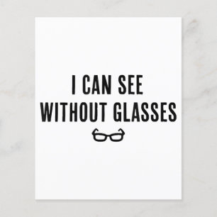 Ich kann ohne Brille sehen - Funny White Lie Party