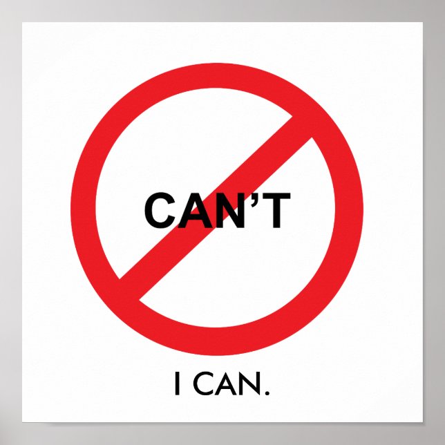 Ich kann poster (Vorne)