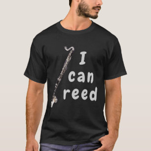 Ich kann Reed: Bassklarinette T-Shirt