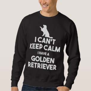 Ich kann Ruhe Behalten habe ich einen goldenen Ret Sweatshirt