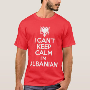 Ich kann Ruhe nicht behalten, die ich albanisch T-Shirt