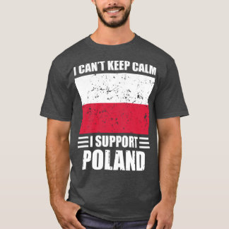 Ich kann Ruhe nicht behalten haben, wenn ich Polan T-Shirt