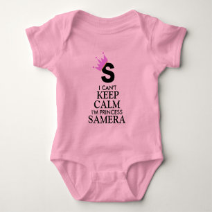 Ich kann RUHE nicht BEHALTEN, ich bin (Namens) Baby Strampler