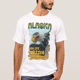 Ich kann Russland von hier sehen T-Shirt