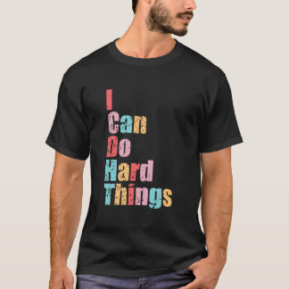 Ich kann schwierige Dinge tun Vest Workout Sommer T-Shirt