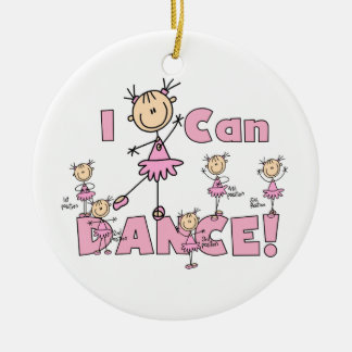 Ich kann T - Shirts und Geschenke tanzen Keramik Ornament