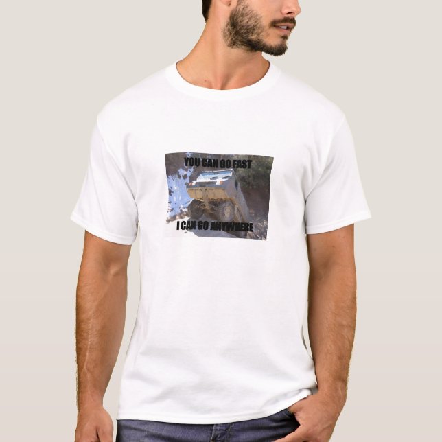 Ich kann überall gehen T-Shirt (Vorderseite)