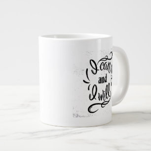 Ich kann und ich werde es tun Jumbo-Tasse