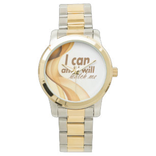Ich kann und ich werde mir Inspiration anschauen Armbanduhr