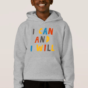 Ich kann und werde hoodie