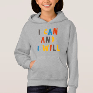 Ich kann und werde hoodie