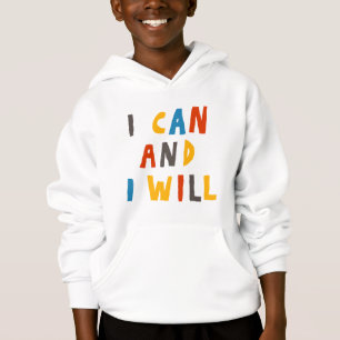 Ich kann und werde hoodie