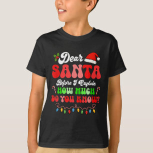 Ich kann Weihnachten farbenfrohe Lichter Weihnacht T-Shirt