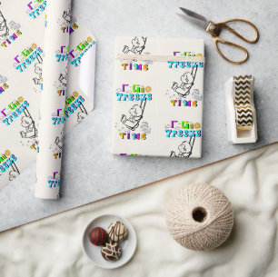 Ich kann Zeit einfrieren Geschenkpapier