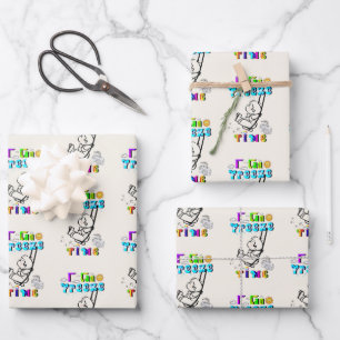 Ich kann Zeit einfrieren Geschenkpapier Set