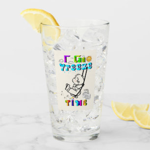 Ich kann Zeit einfrieren Glas