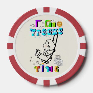Ich kann Zeit einfrieren Pokerchips